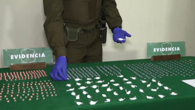 La Araucanía: Carabineros desarticuló banda dedicada a la venta de éxtasis y cocaína