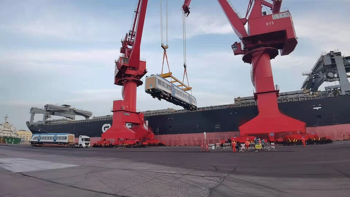 Segundo embarque de trenes nuevos para el Biobío y La Araucanía zarpó desde China