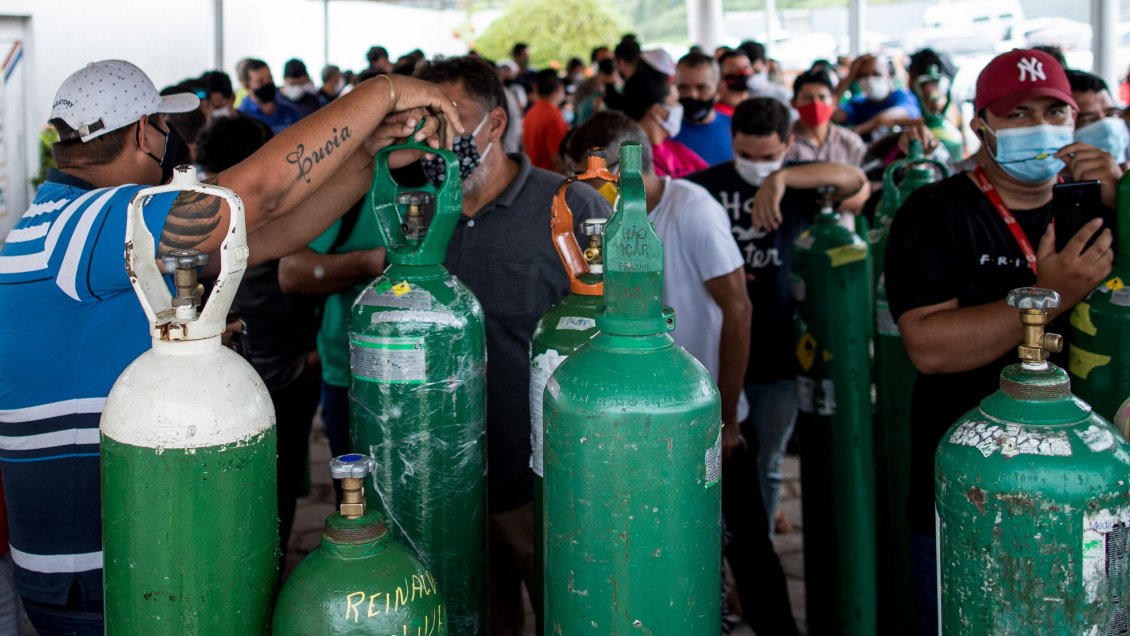 Estado brasileño de Amazonas espera mitigar la crisis con oxígeno de Venezuela