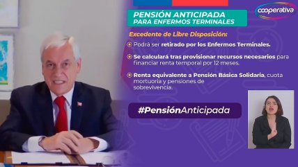 Piñera promulgó ley que permite a enfermos terminales retirar sus ahorros previsionales