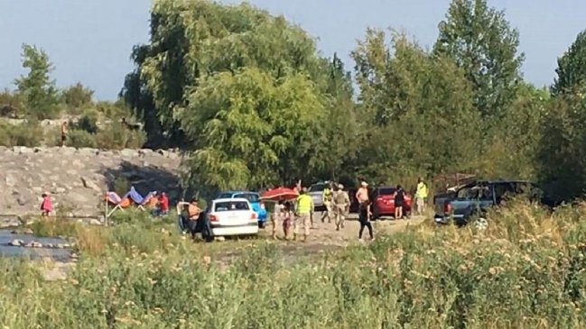 Bañistas del Río Teno arrancaron para no ser fiscalizados en cuarentena