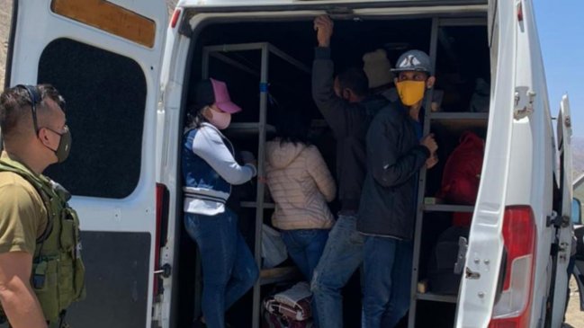 Descubren transporte ilegal de personas en Tocopilla
