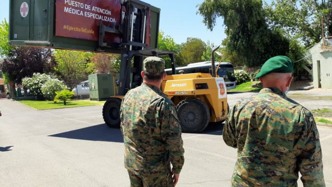 Ejército no descartó módulos de campaña como residencias sanitarias para Constitución