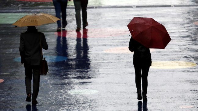 Alerta preventiva para la Región Metropolitana por lluvias