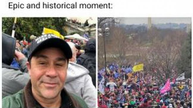 Jactancia en Facebook incriminó a rabino que participó en asalto al Capitolio