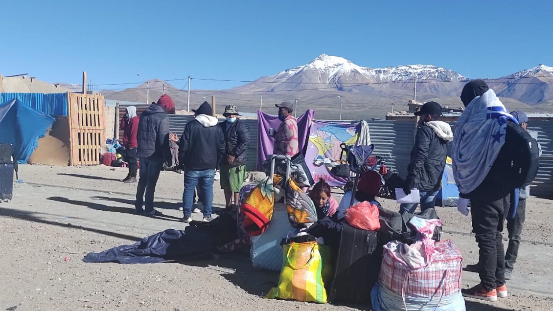 Llegada de migrantes nuevamente colapsa la comuna de Colchane