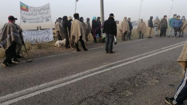 Comunidades mapuches hicieron ocupación de fundo en Nueva Imperial