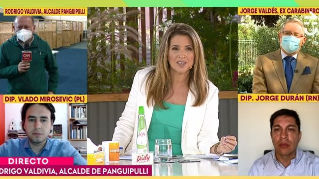 Monserrat Álvarez enfrentó en vivo a diputado que acusó falta de recursos para Carabineros