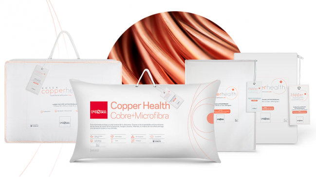   Rosen presenta nueva ropa de cama con tecnología de cobre para cuidar la salud 