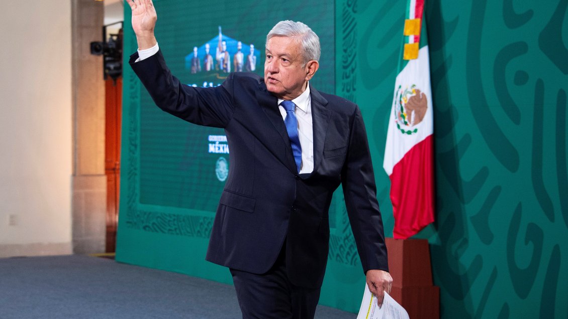 López Obrador celebró el fin de la construcción del muro fronterizo de Trump