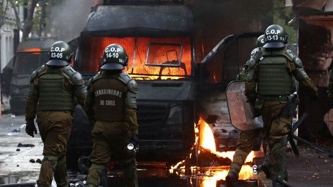 Decretan prisión preventiva para tres detenidos por incidentes en nueva jornada de protestas en la capital