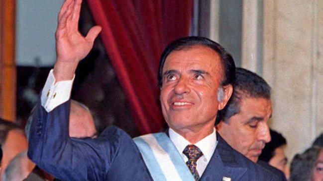  Presidente Piñera lamentó muerte de Carlos Menem, 