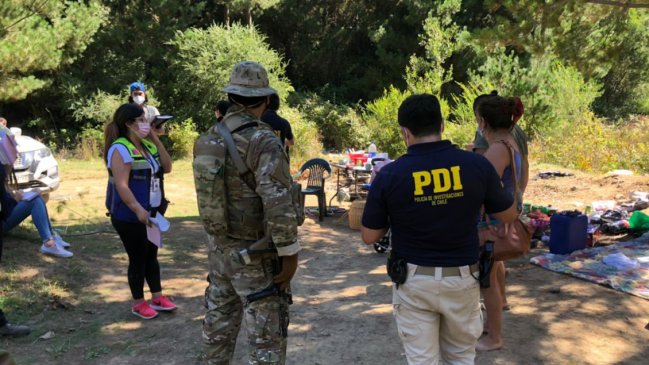 No respetaron la cuarentena: Fiscalización en Curanilahue terminó con 34 detenidos