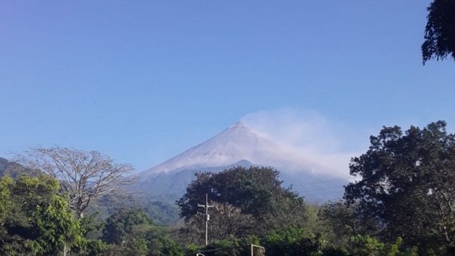   Autoridades de Guatemala confirmaron erupción el volcán de Fuego 