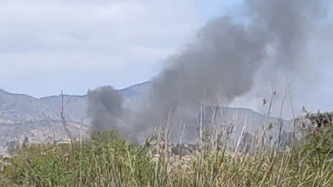 Avioneta cayó sobre una vivienda en Curacaví