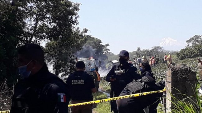  Seis militares mexicanos murieron al estrellarse su aeronave en Veracruz  
