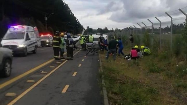 Colisión frontal en la salida de Pucón dejó dos fallecidos