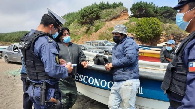Armada intensificó las fiscalizaciones contra el Covid-19 en el borde costero de Ñuble