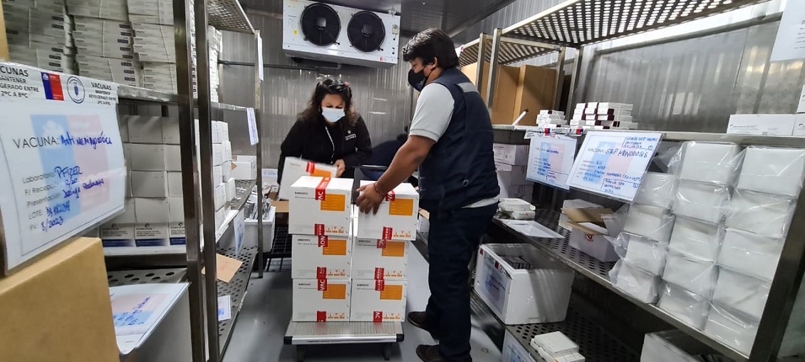Nueva remesa de vacunas llegó este fin de semana a Tarapacá