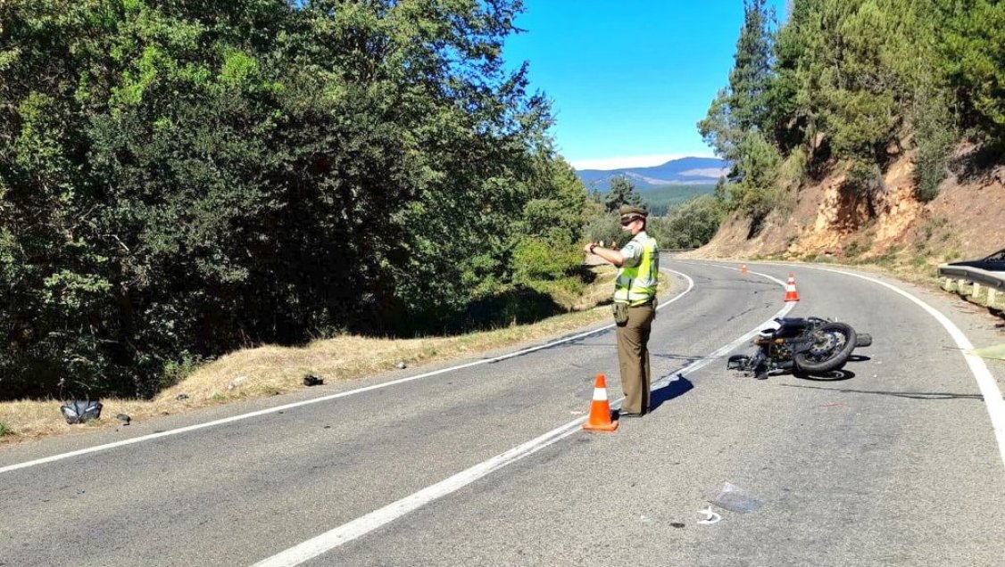 Motorista muere tras chocar contra una barrera en la ruta hacia la costa de Ñuble