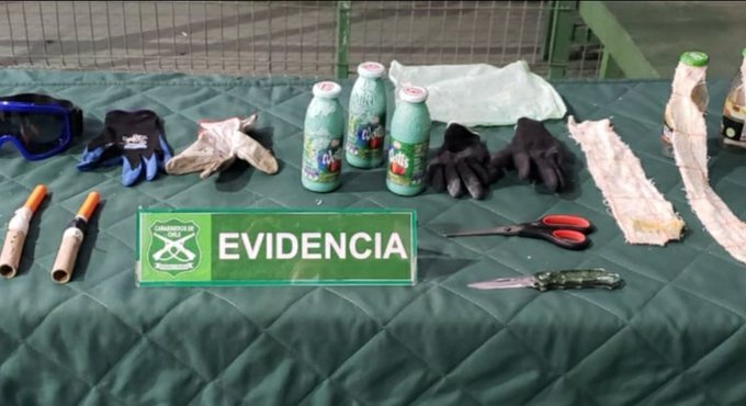 Protestas y desórdenes en Santiago Centro marcan inicio de marzo