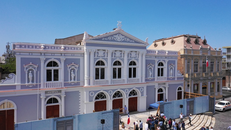 Suplementan recursos para restaurar el Teatro municipal de Iquique
