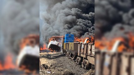   Tragedia en Cabrero: Tren chocó a bus que transportaba temporeros y hay dos fallecidos 