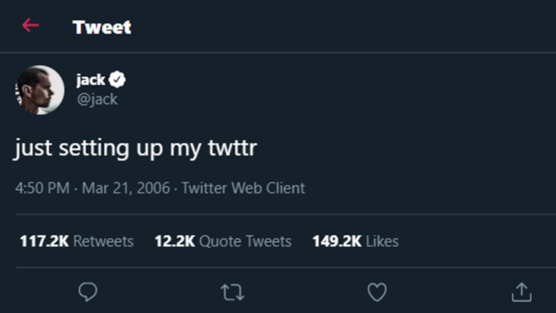 Fundador de Twitter puso a la venta su primer tuit: Ya le ofrecieron dos millones de dólares