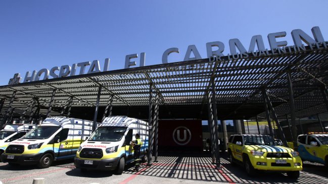 Hospital El Carmen de Maipú tiene todas las camas y ventiladores mecánicos ocupadas