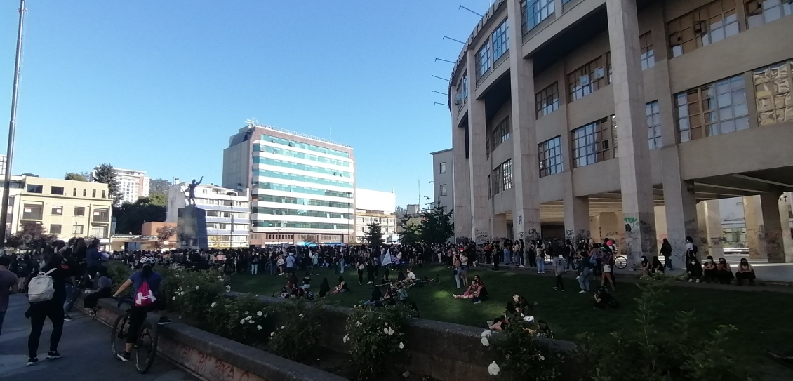 Marcha por el 8M en Concepción terminó con 18 personas detenidas