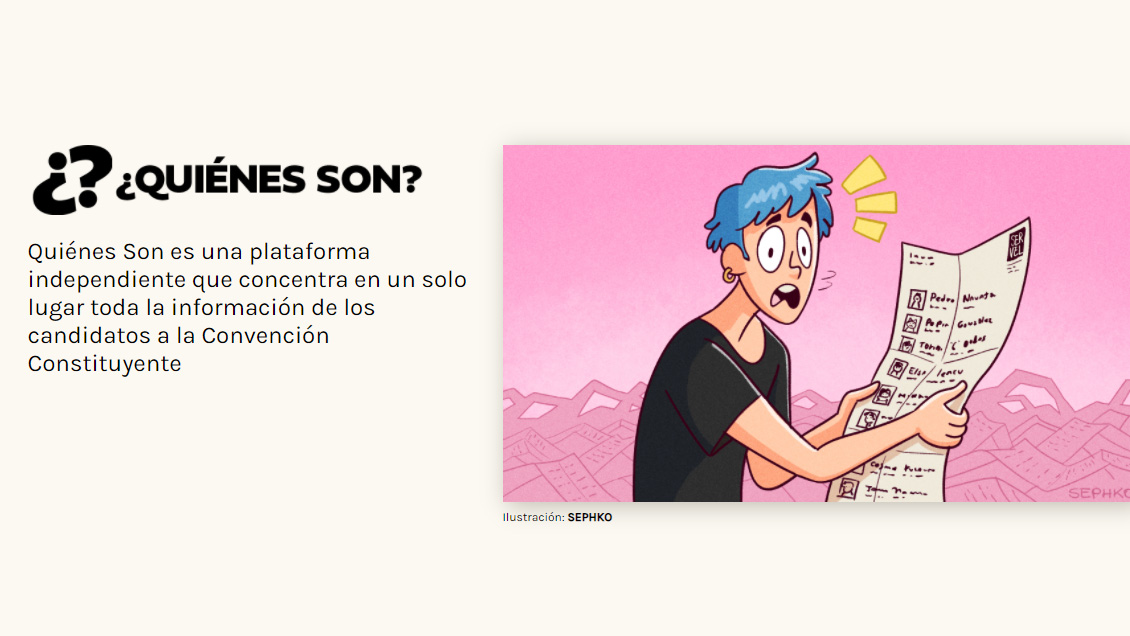 Plataforma permite conocer a todos los candidatos a la Convención Constituyente