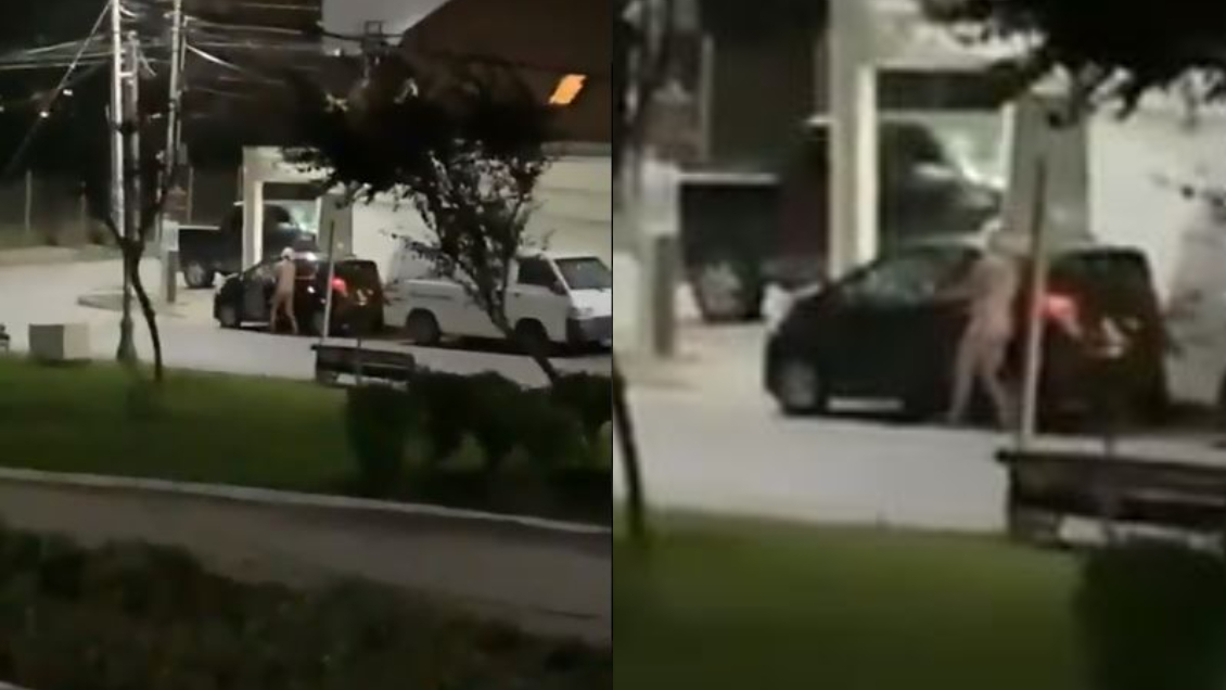 Misterio obsceno: Automovilista irrumpe desnudo y se masturba de noche en un barrio de Talcahuano