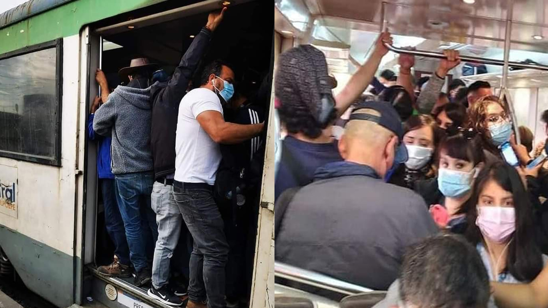 Concepción: Biotrén colapsó de pasajeros en medio de la cuarentena y endurecimiento de controles vehiculares