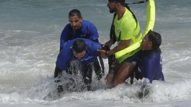 Accidentes en playas disminuyeron 61%, pero se mantuvo la 