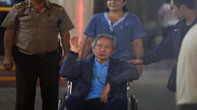  Alberto Fujimori fue trasladado a clínica por baja saturación de oxígeno  