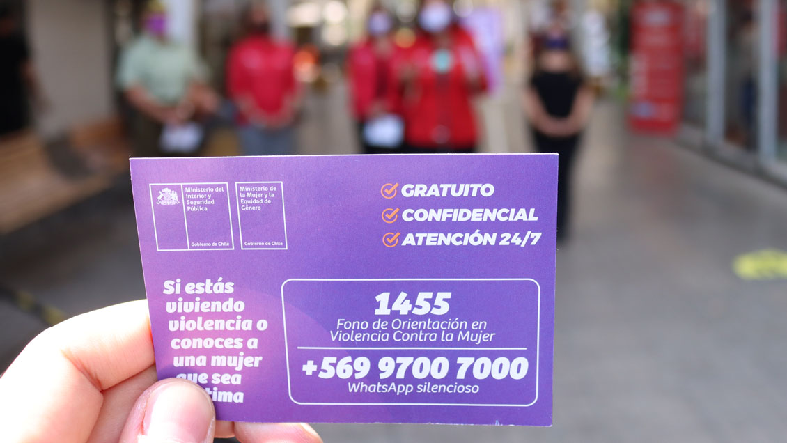 Gobierno: Mujeres que viven violencia pueden salir a denunciar en cuarentena o toque de queda sin permiso de desplazamiento