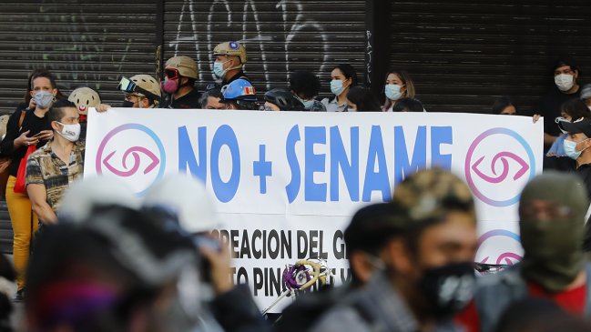 Protesta frente a residencia Sename: Defensoría de la Niñez pide que se evite alterar a niños