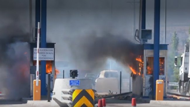 Comenzó juicio contra único imputado por incendio de peaje en Ovalle