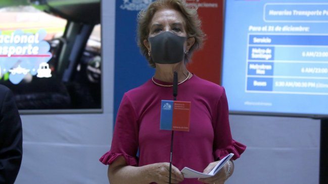 Hutt afirmó que la próxima semana el transporte funcionará con la misma capacidad en la RM