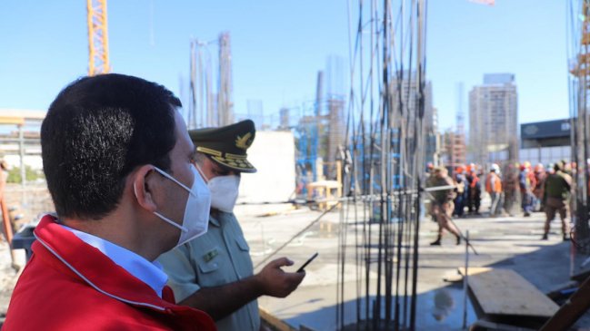 Más de 140 constructores fueron sorprendidos trabajando pese a cuarentena en Rancagua