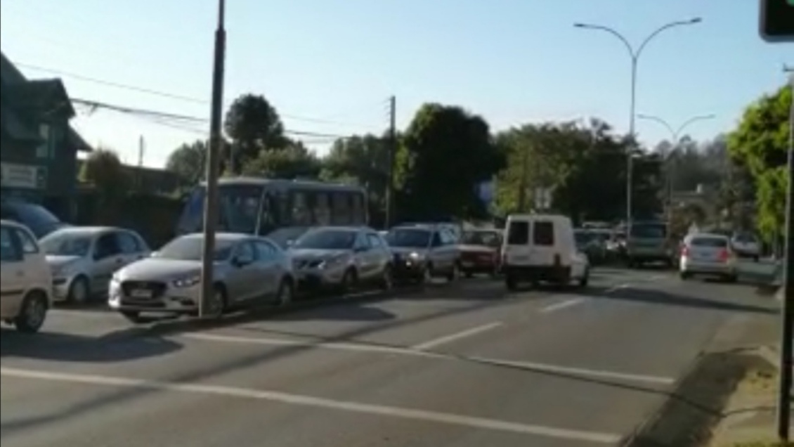 Cordón sanitario provocó tacos de hasta cuatro horas en Concepción