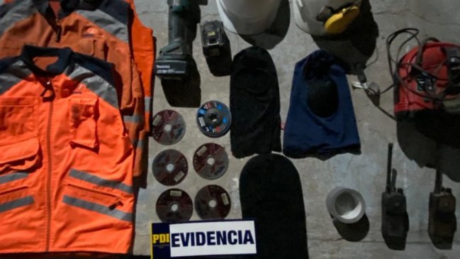 Calama: Banda dedicada al robo de cobre fue detenida por la PDI
