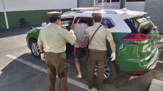 Dos sujetos detenidos por evadir fiscalización en Chillán