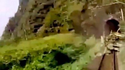   Desde la cabina: Cámara de seguridad muestra cómo fue el descarrilamiento del tren en Taiwán 