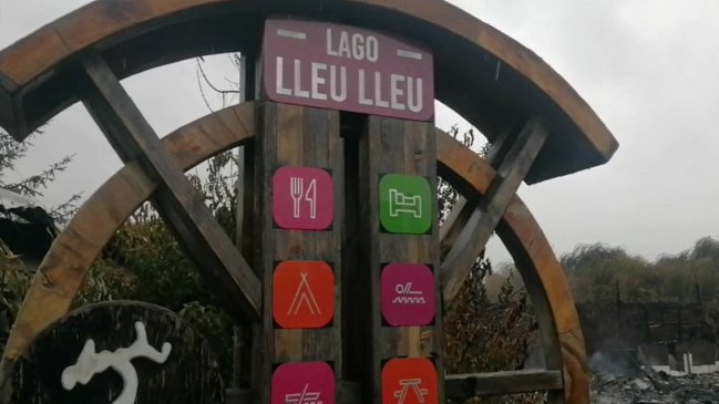 Indagan incendio de vivienda en construcción de dirigenta mapuche en el Lago Lleu Lleu