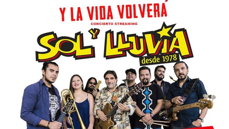 Se reagenda fecha del show streming de Sol y Lluvia