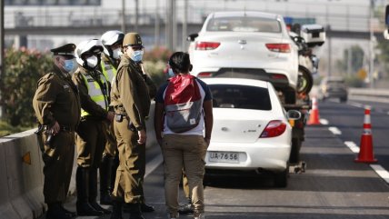   Fiscalizaciones en cuarentena siguen en las autopistas urbanas 