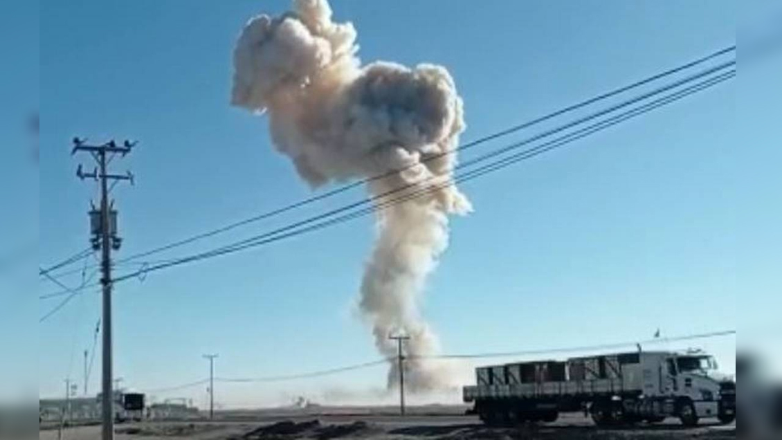 Fuerte explosión se registró en planta de ácido Enaex en Calama