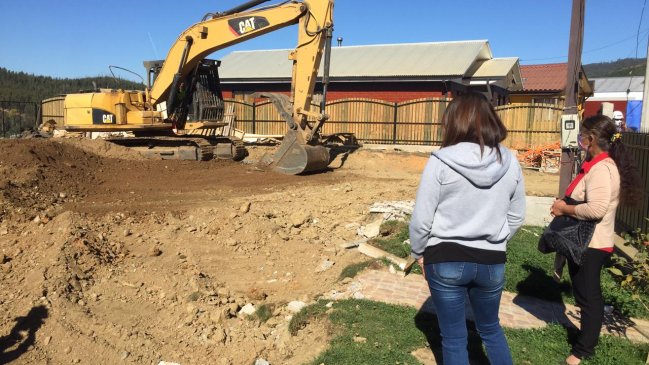Dos viviendas de Santa Olga fueron demolidas por fallas de edificación en la reconstrucción