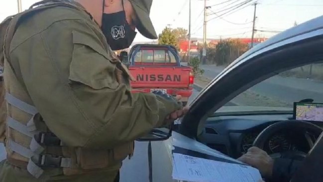 Hombre golpeó a carabinero durante fiscalización en Maule